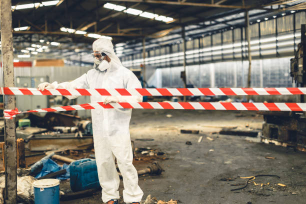Professional Odor Removal technician working in Kingston, MA